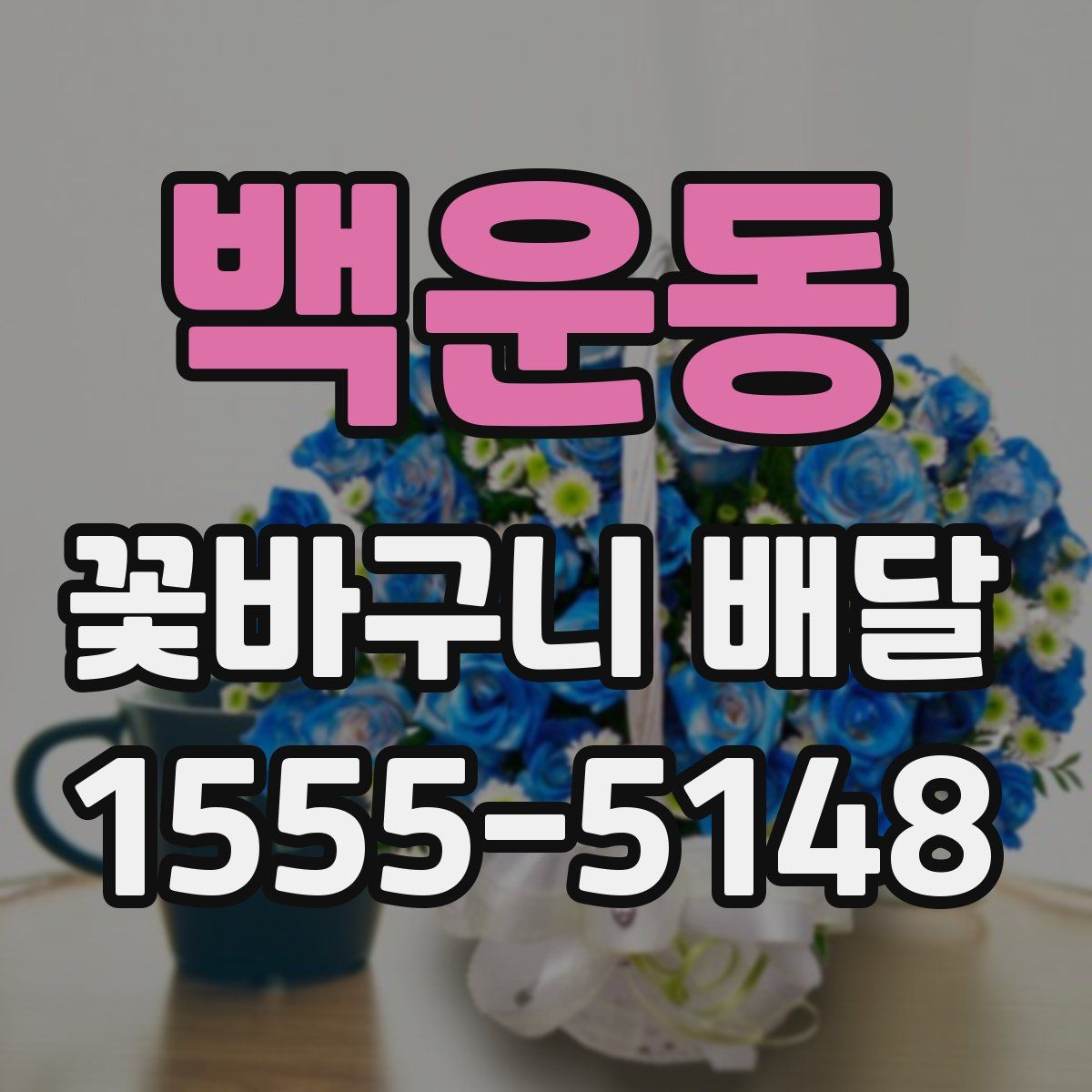 백운동 꽃바구니 배달