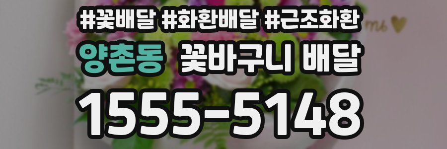 양촌동 꽃바구니 배달