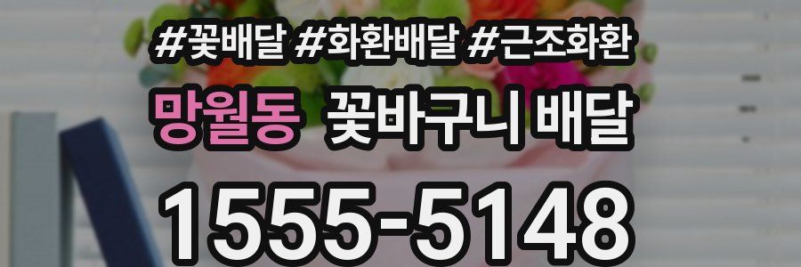 망월동 꽃바구니 배달