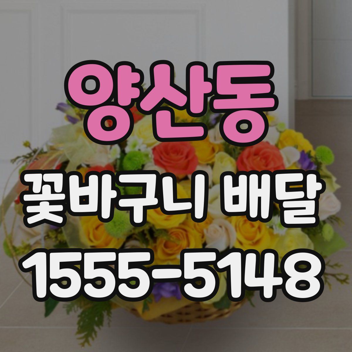 양산동 꽃바구니 배달
