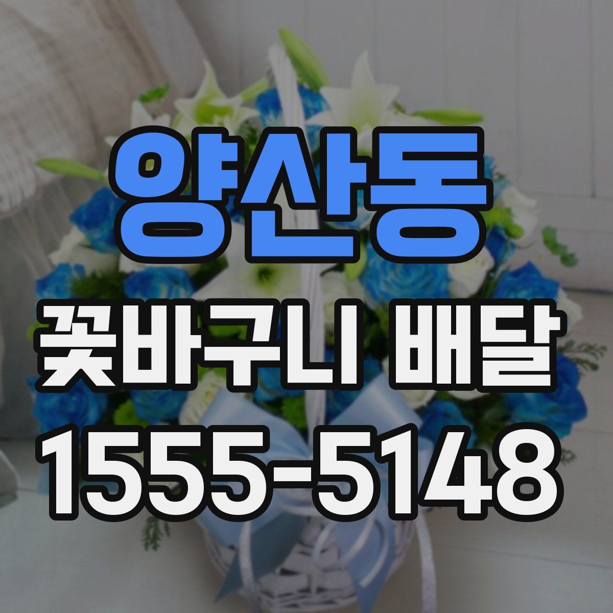 양산동 꽃바구니 배달