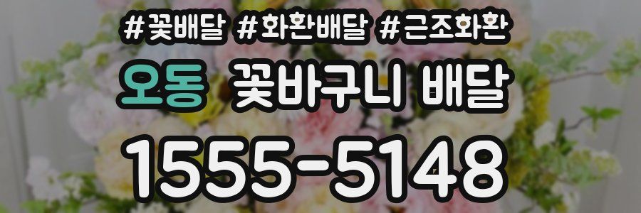 오동 꽃바구니 배달