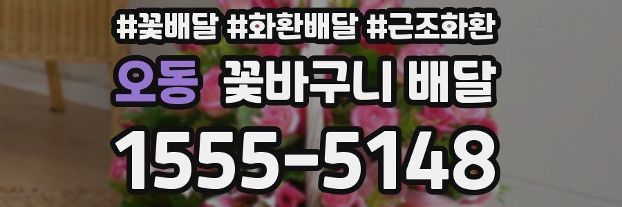 오동 꽃바구니 배달