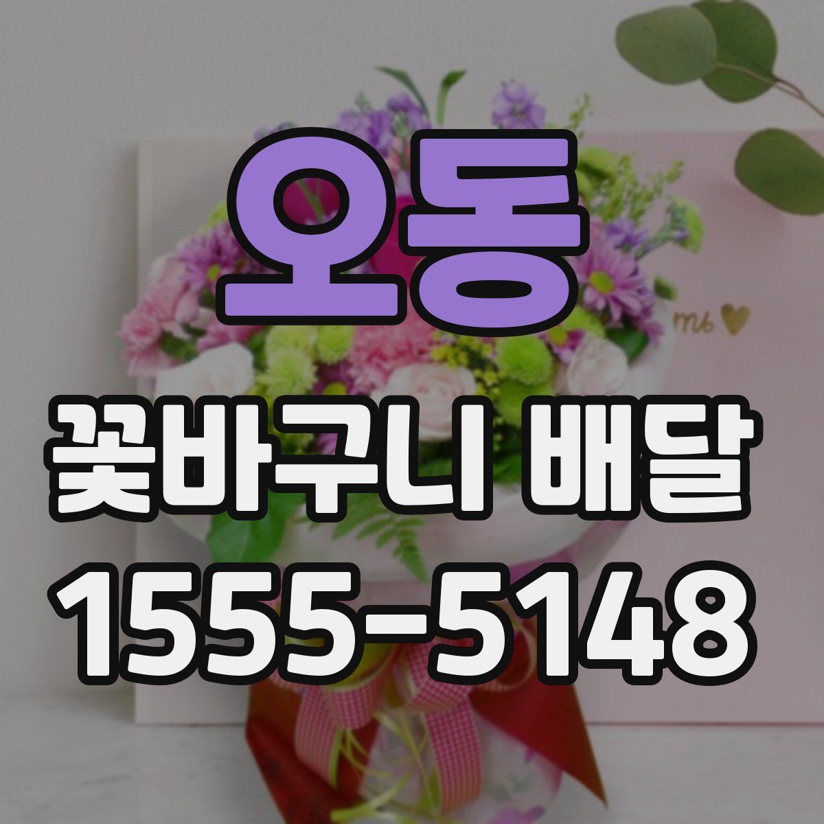 오동 꽃바구니 배달