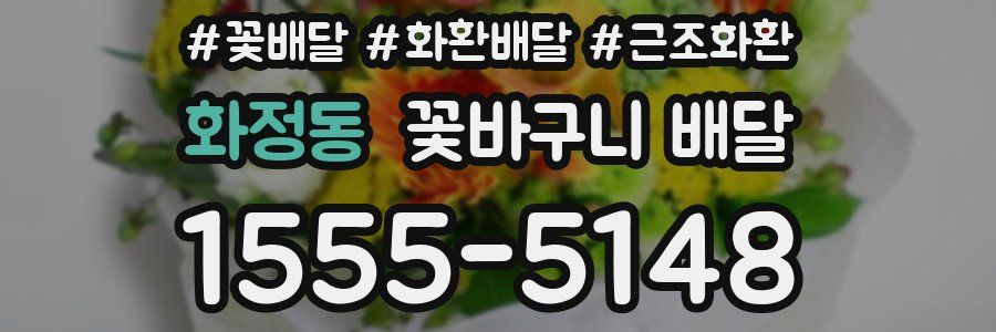 화정동 꽃바구니 배달