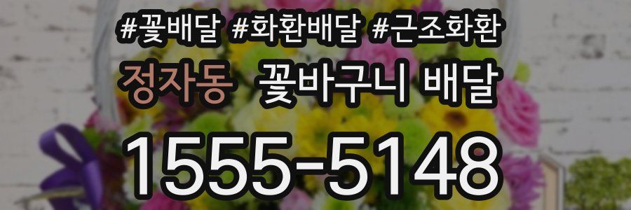 정자동 꽃바구니 배달