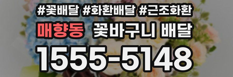 매향동 꽃바구니 배달
