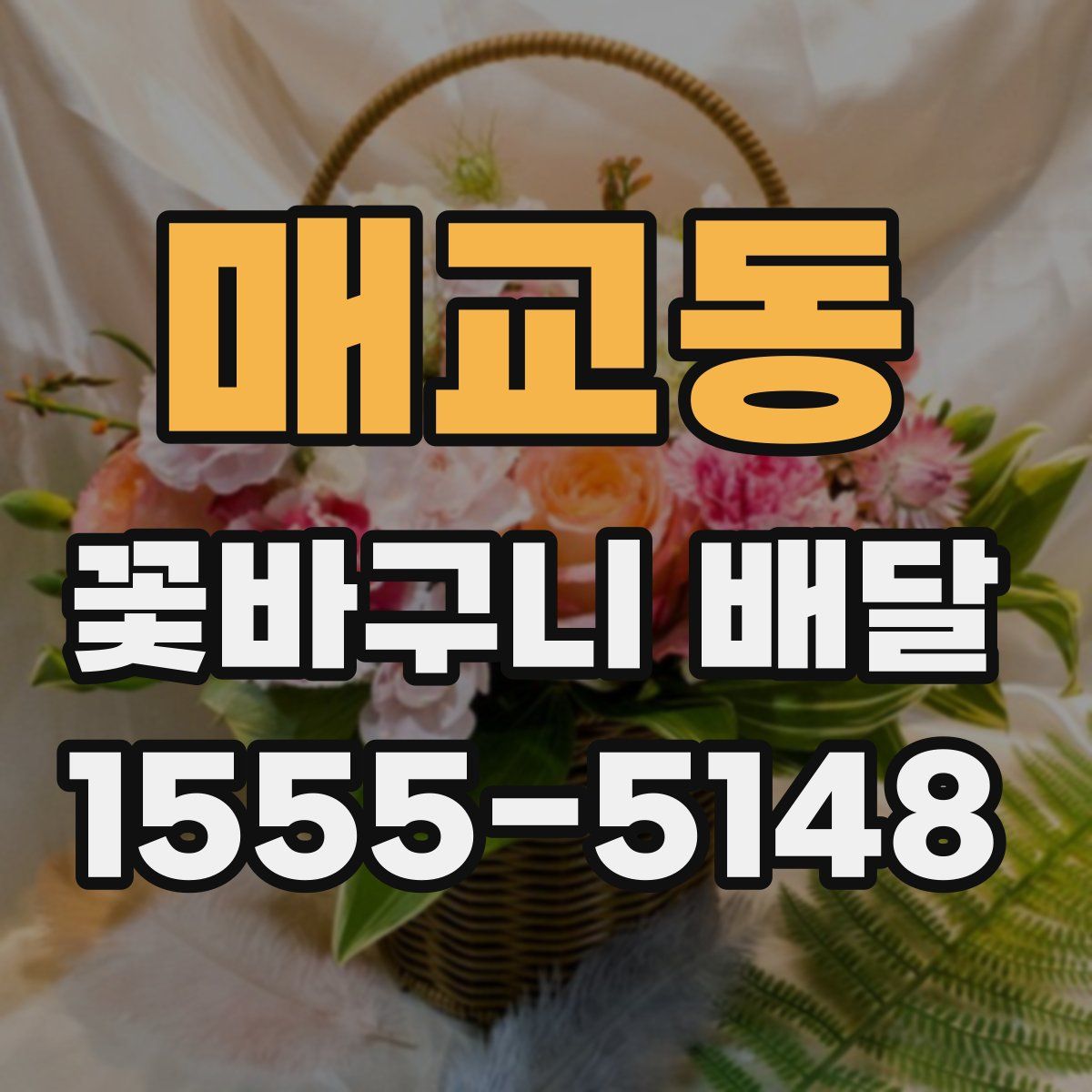 매교동 꽃바구니 배달