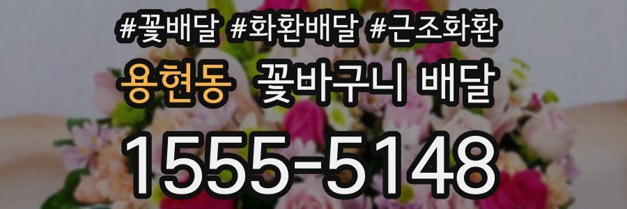 용현동 꽃바구니 배달