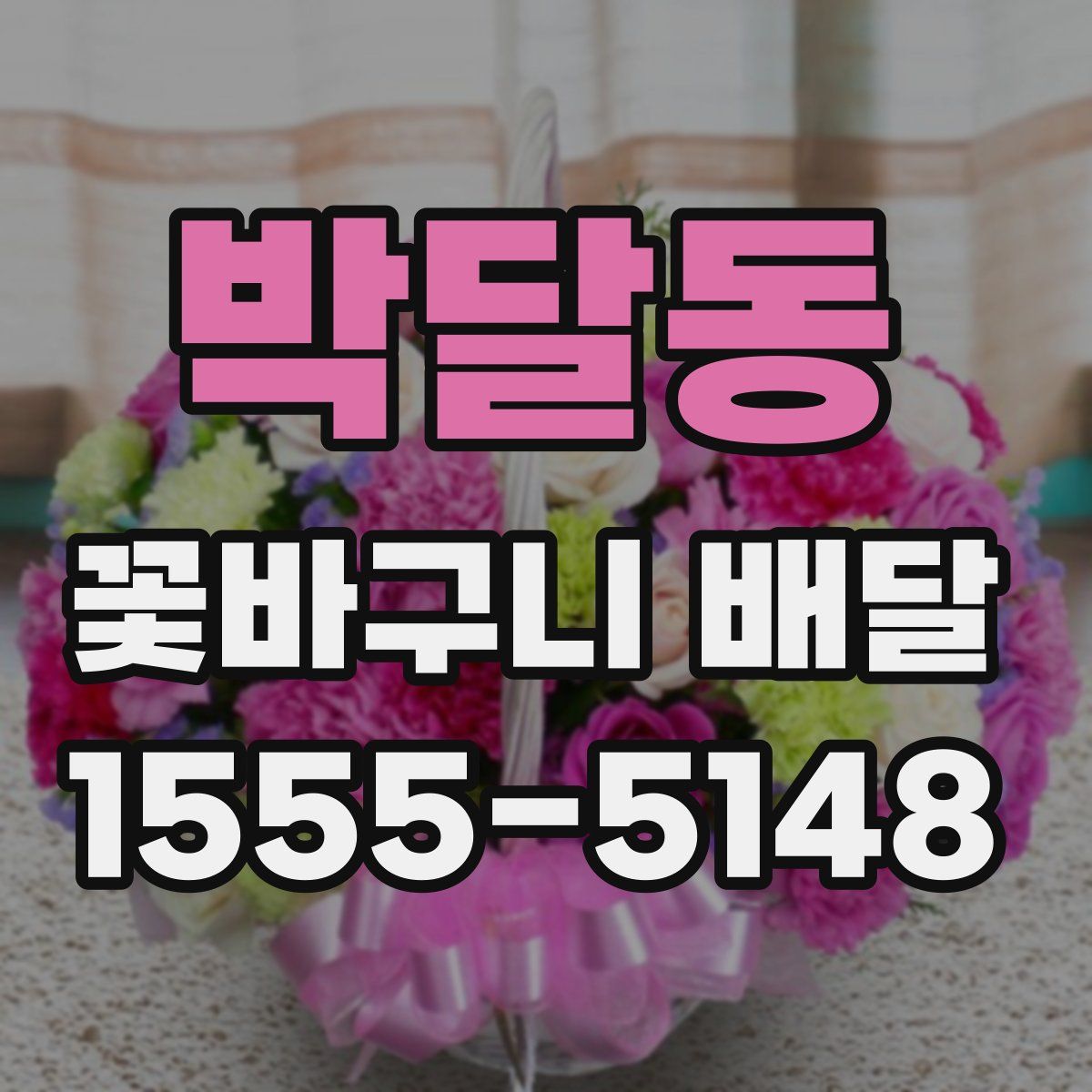 박달동 꽃바구니 배달