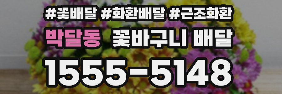 박달동 꽃바구니 배달