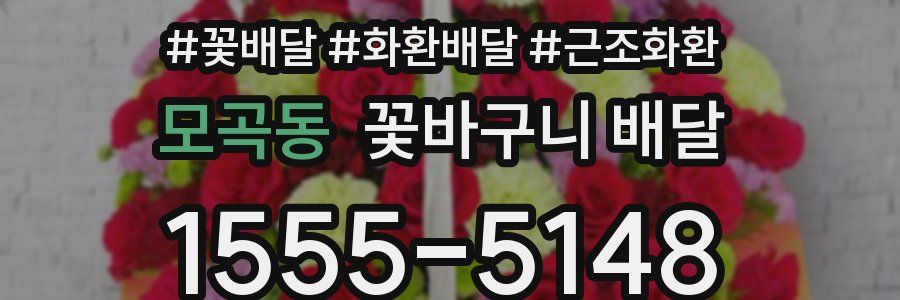 모곡동 꽃바구니 배달