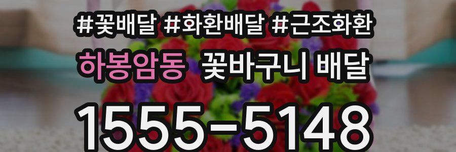 하봉암동 꽃바구니 배달