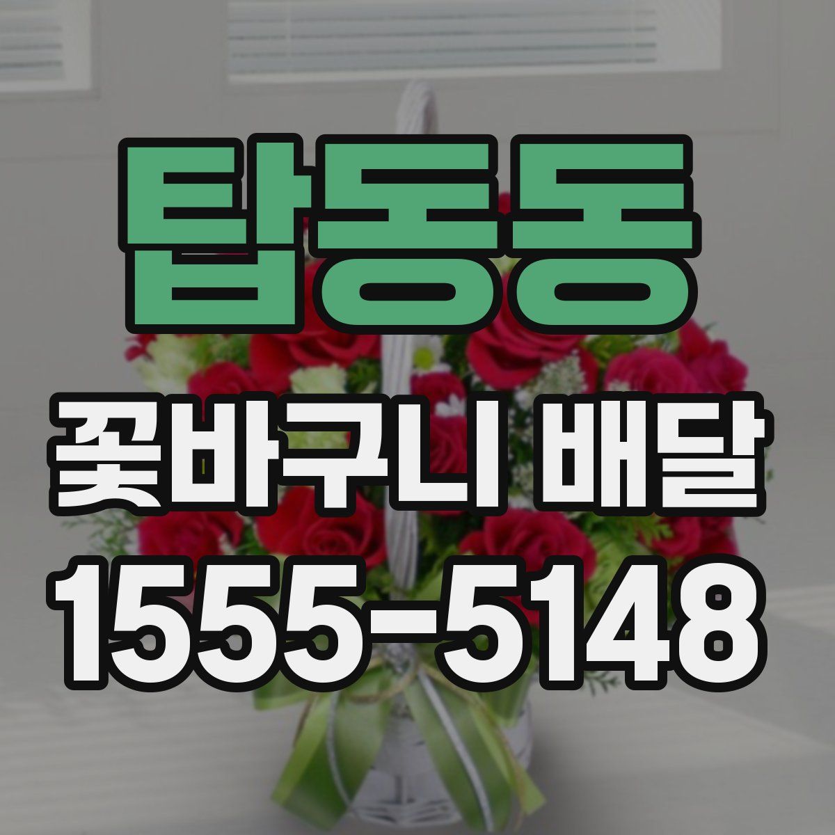 탑동동 꽃바구니 배달