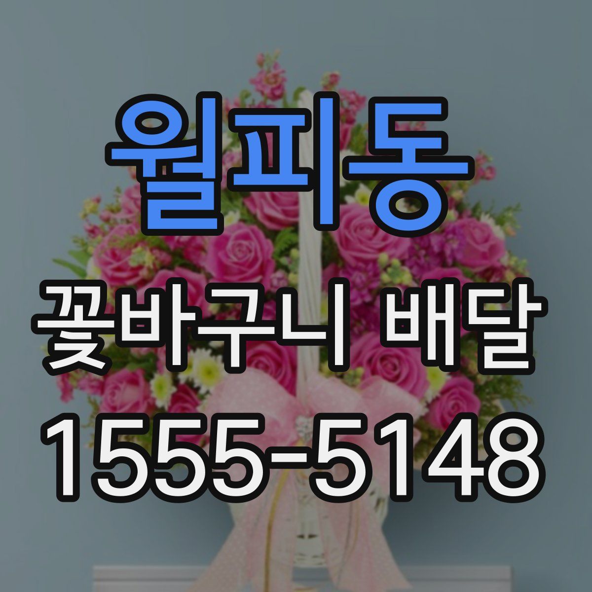 월피동 꽃바구니 배달