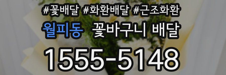 월피동 꽃바구니 배달