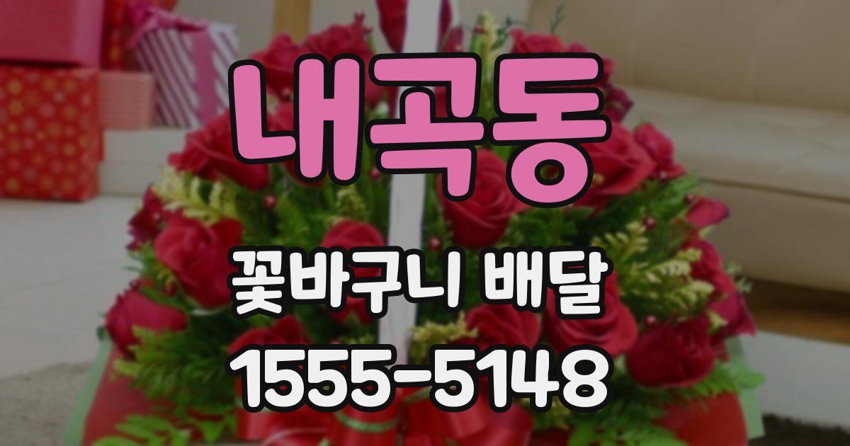 내곡동 꽃바구니 배달