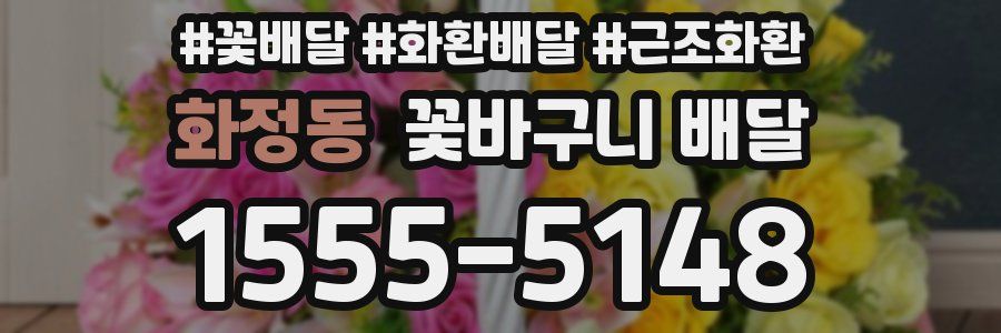화정동 꽃바구니 배달