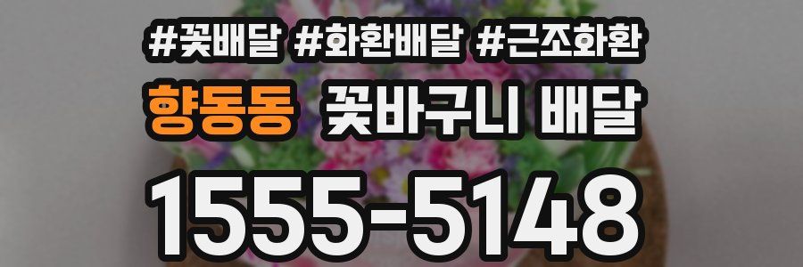 향동동 꽃바구니 배달