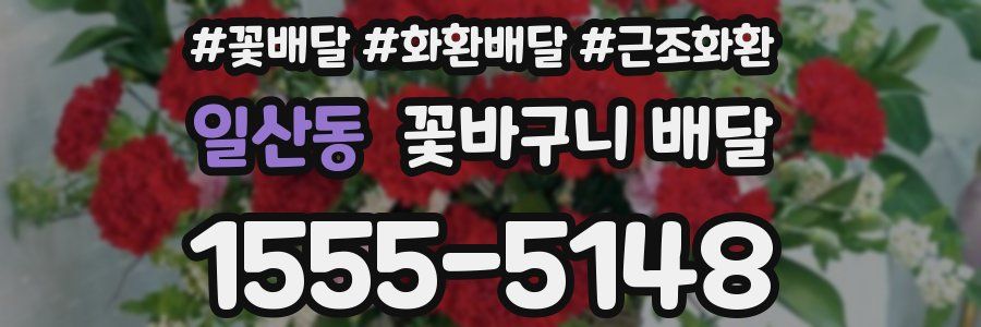 일산동 꽃바구니 배달