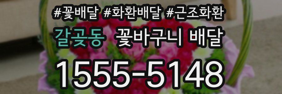 갈곶동 꽃바구니 배달