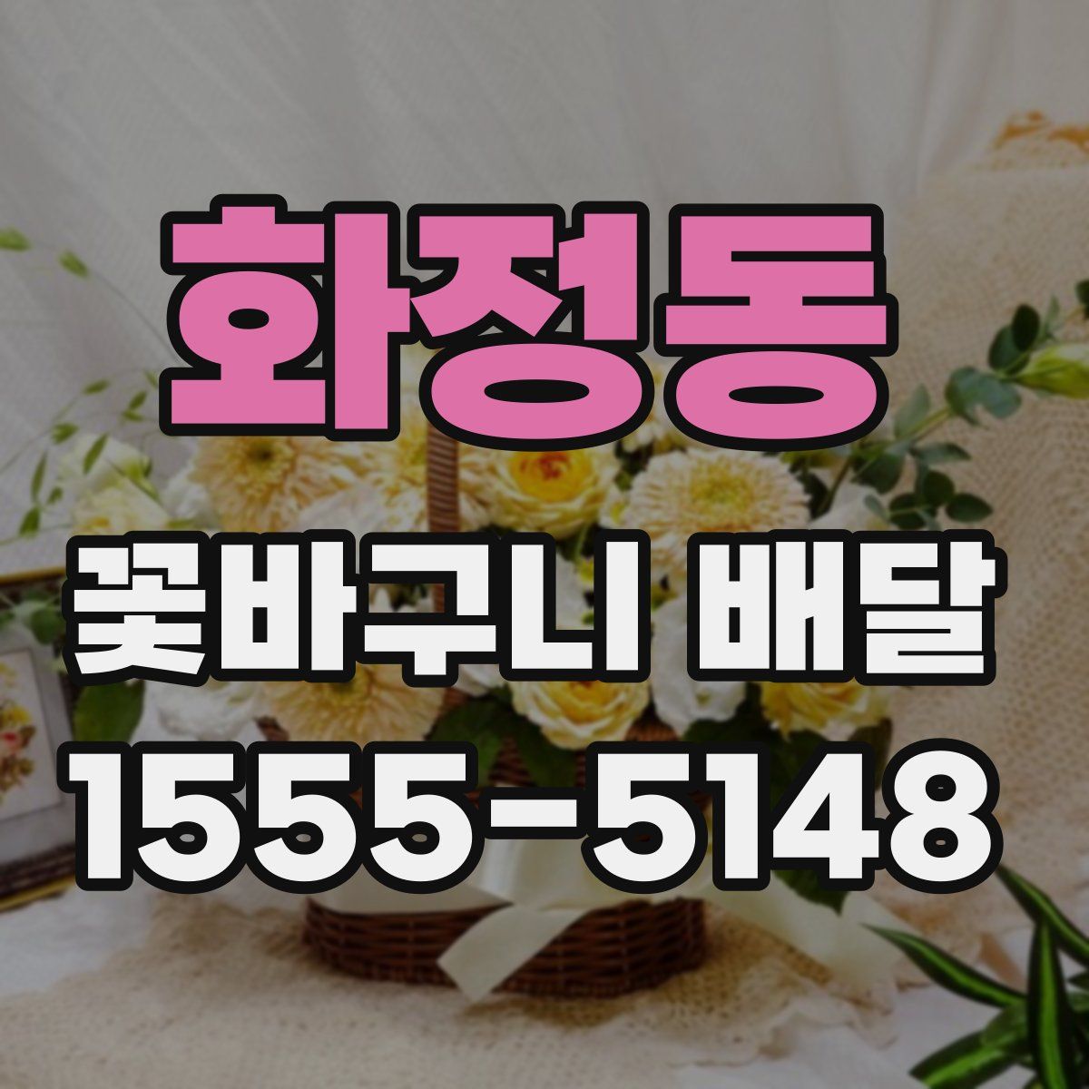 화정동 꽃바구니 배달