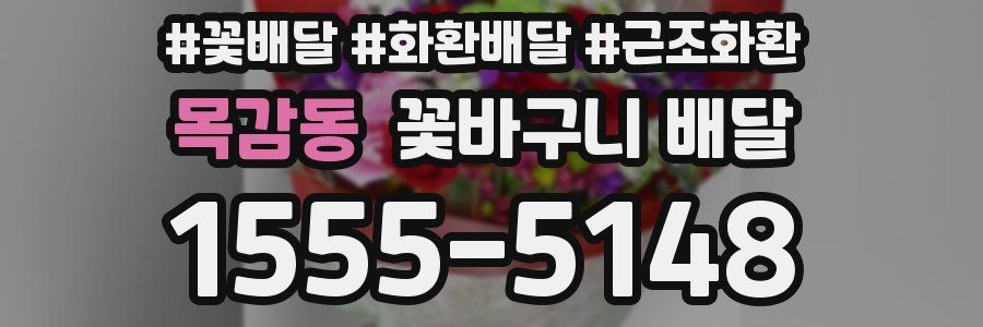 목감동 꽃바구니 배달