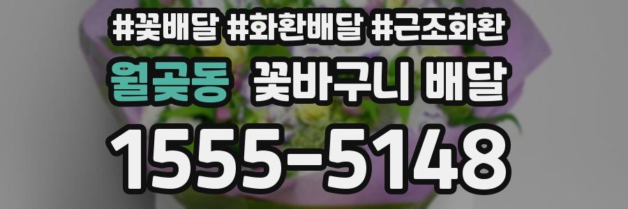 월곶동 꽃바구니 배달
