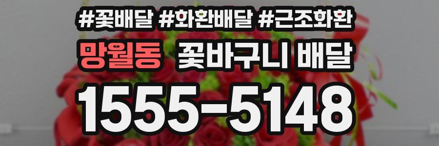 망월동 꽃바구니 배달