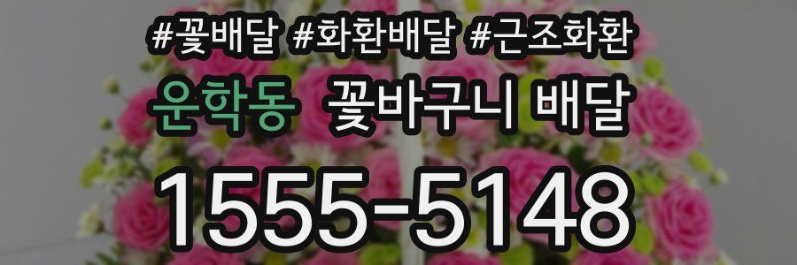운학동 꽃바구니 배달