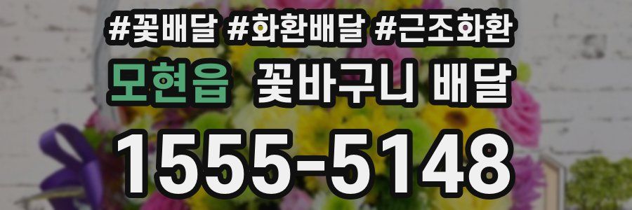 모현읍 꽃바구니 배달