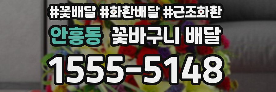 안흥동 꽃바구니 배달