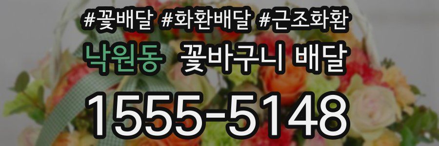 낙원동 꽃바구니 배달