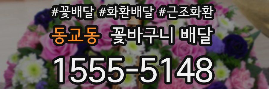 동교동 꽃바구니 배달