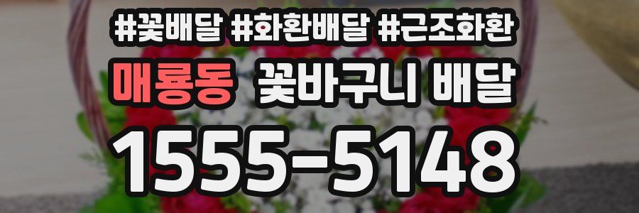 매룡동 꽃바구니 배달