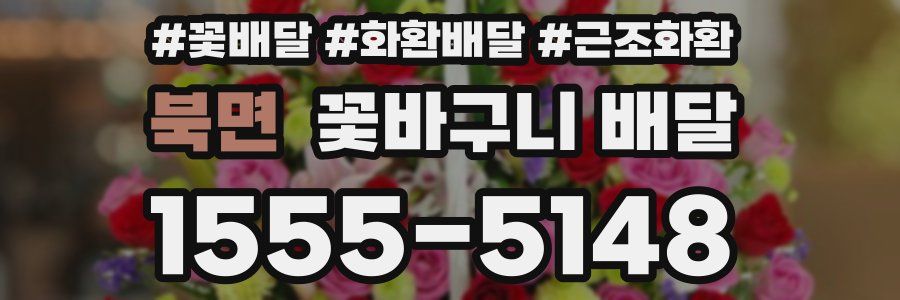북면 꽃바구니 배달