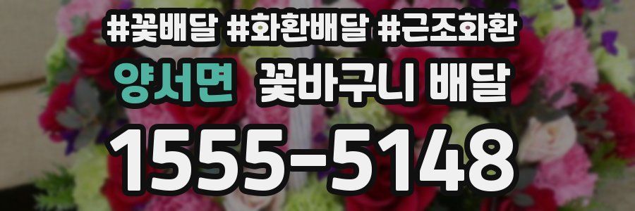 양서면 꽃바구니 배달