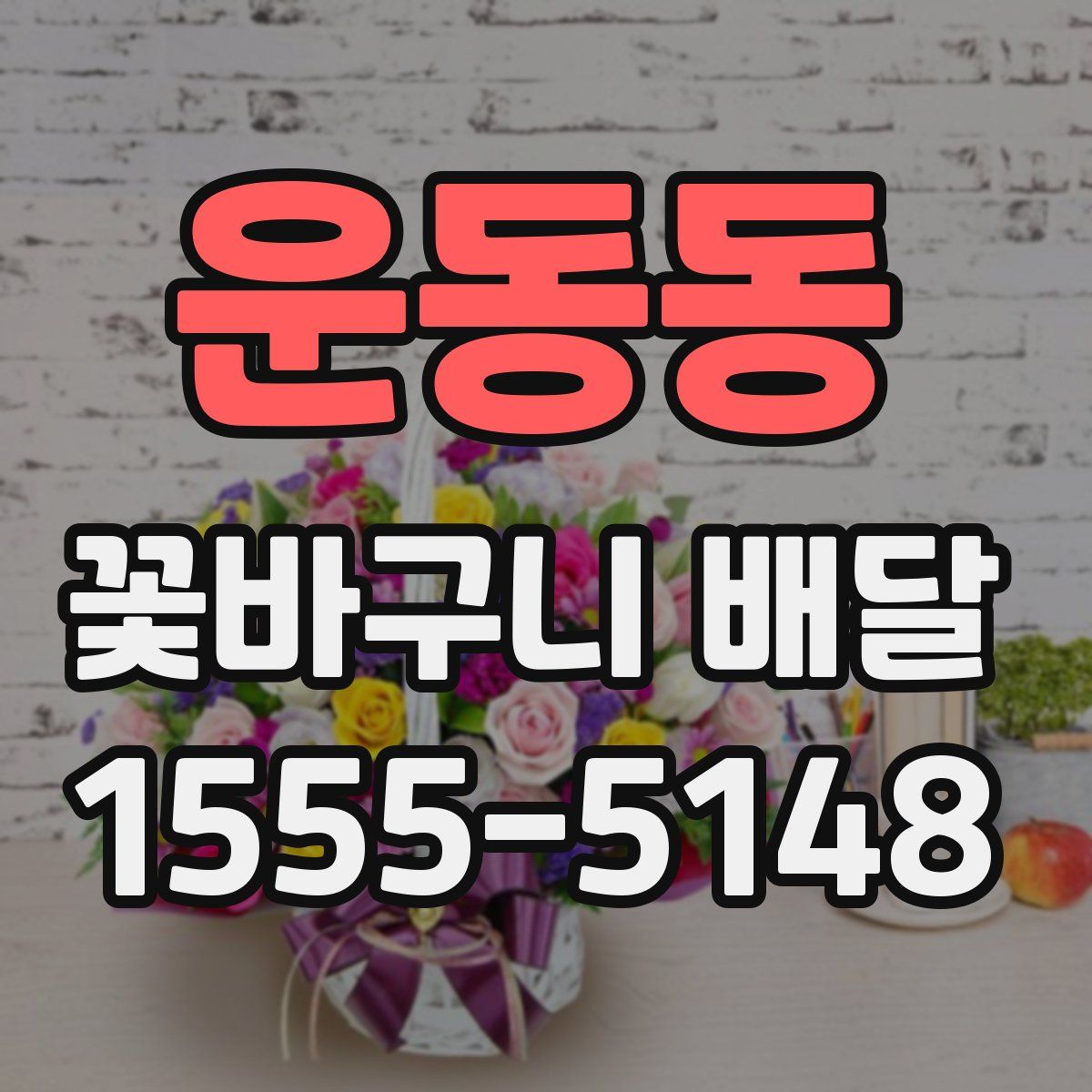 운동동 꽃바구니 배달