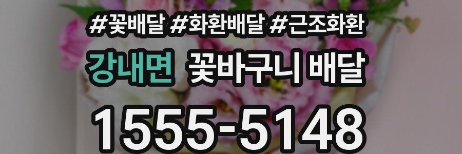 강내면 꽃바구니 배달