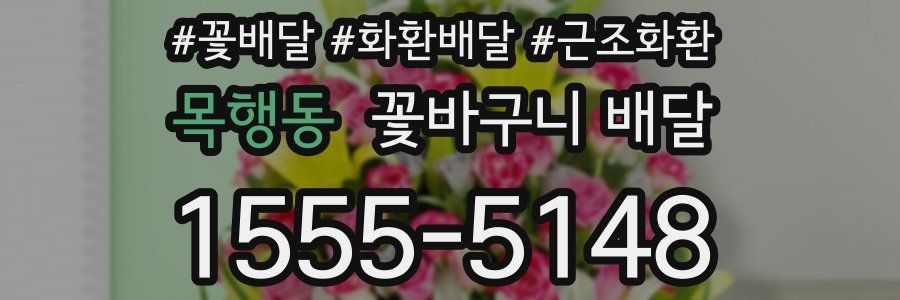 목행동 꽃바구니 배달