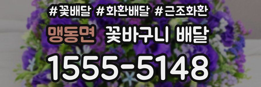 맹동면 꽃바구니 배달