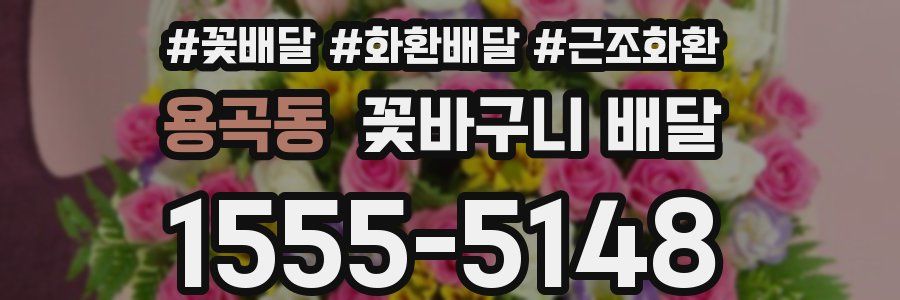 용곡동 꽃바구니 배달