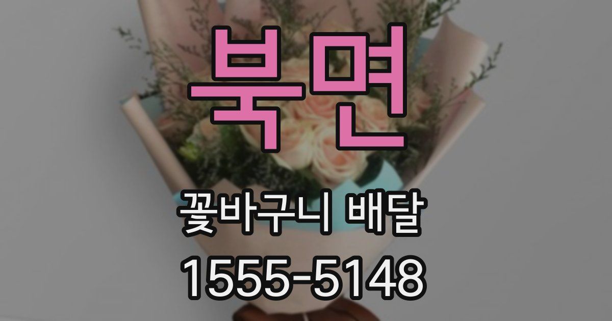 북면 꽃바구니 배달