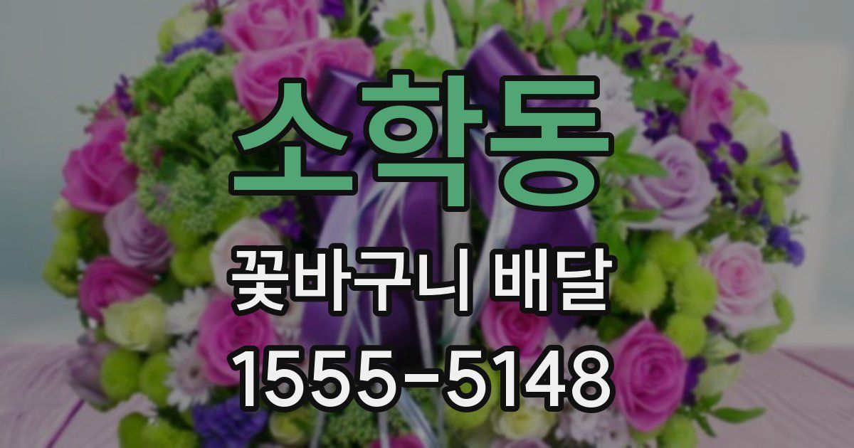 소학동 꽃바구니 배달