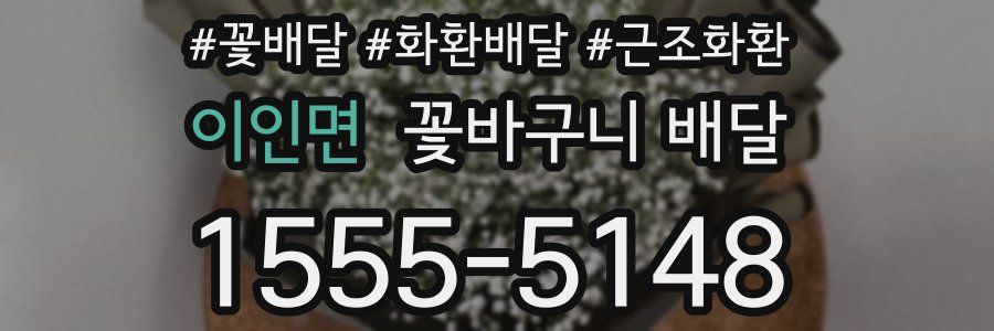 이인면 꽃바구니 배달