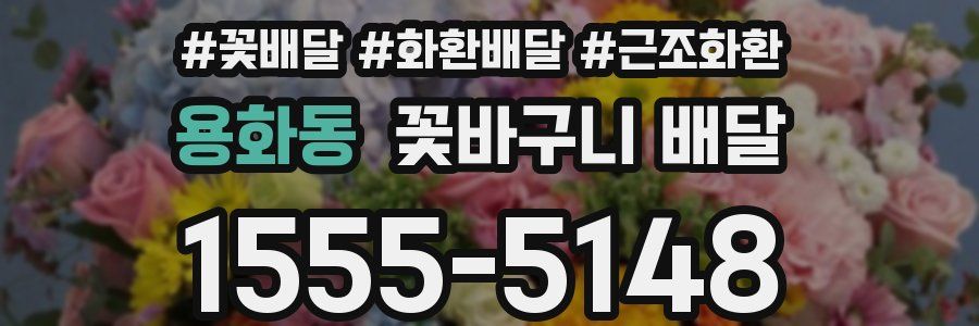 용화동 꽃바구니 배달