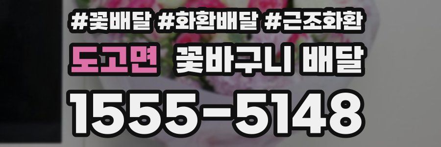 도고면 꽃바구니 배달