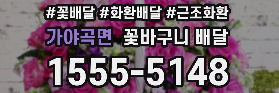 가야곡면 꽃바구니 배달