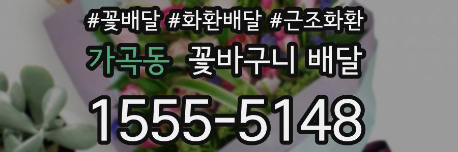 가곡동 꽃바구니 배달