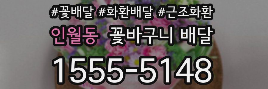 인월동 꽃바구니 배달